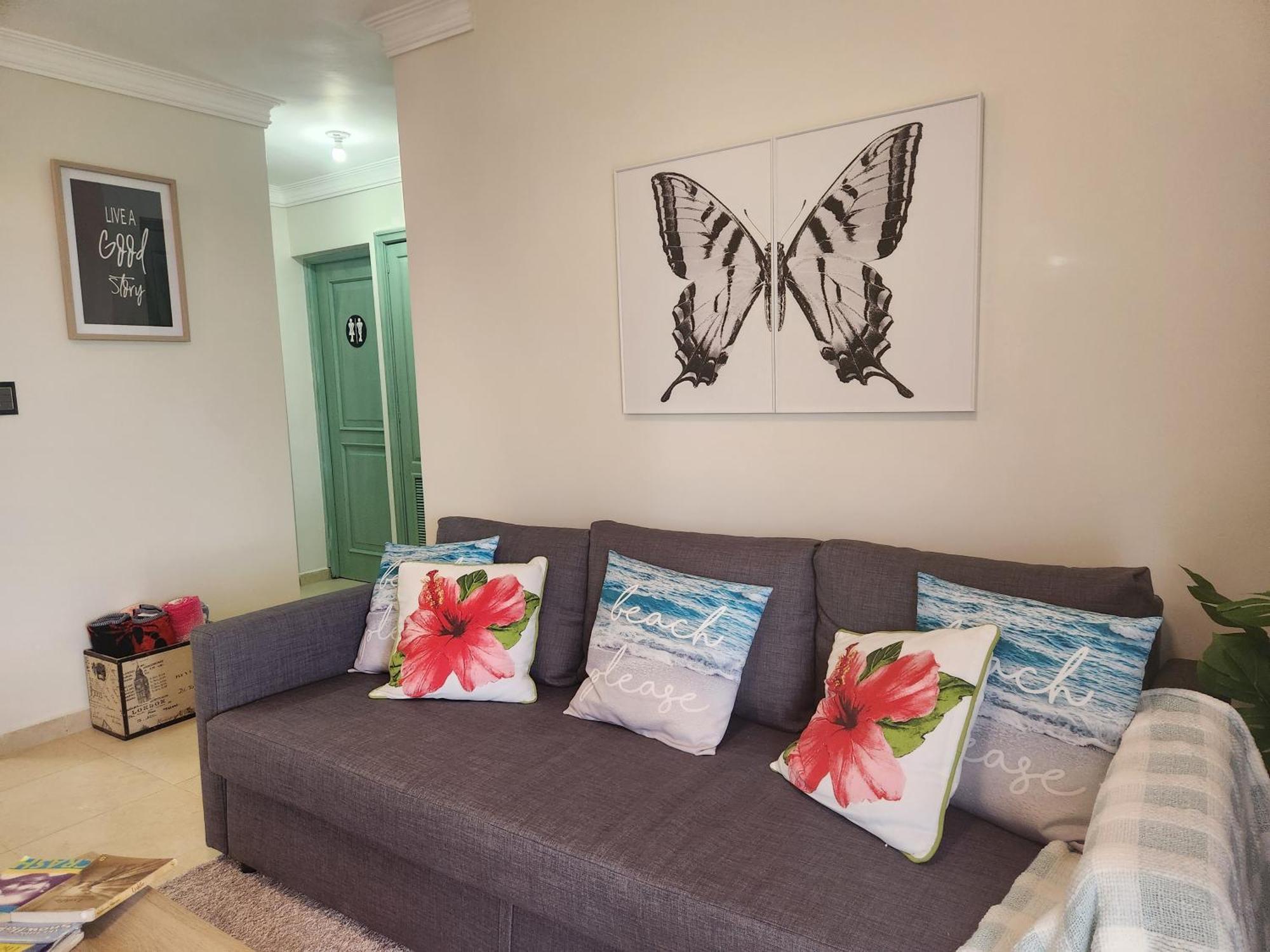 Casita Linda Larimar - 2Br Apartment With Rooftop, Bay Views, Fast Wifi, Near Beach In Barahona Ngoại thất bức ảnh